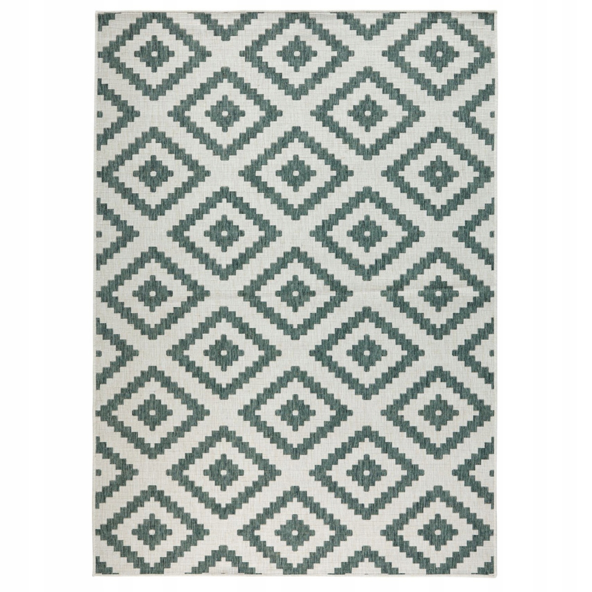 80x250 Kusový koberec Twin-Wendeteppiche 103131 grün creme – na von aj na d