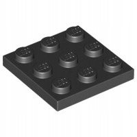 

Lego Płytka 3x3 11212 6174917 Czarny 1szt N