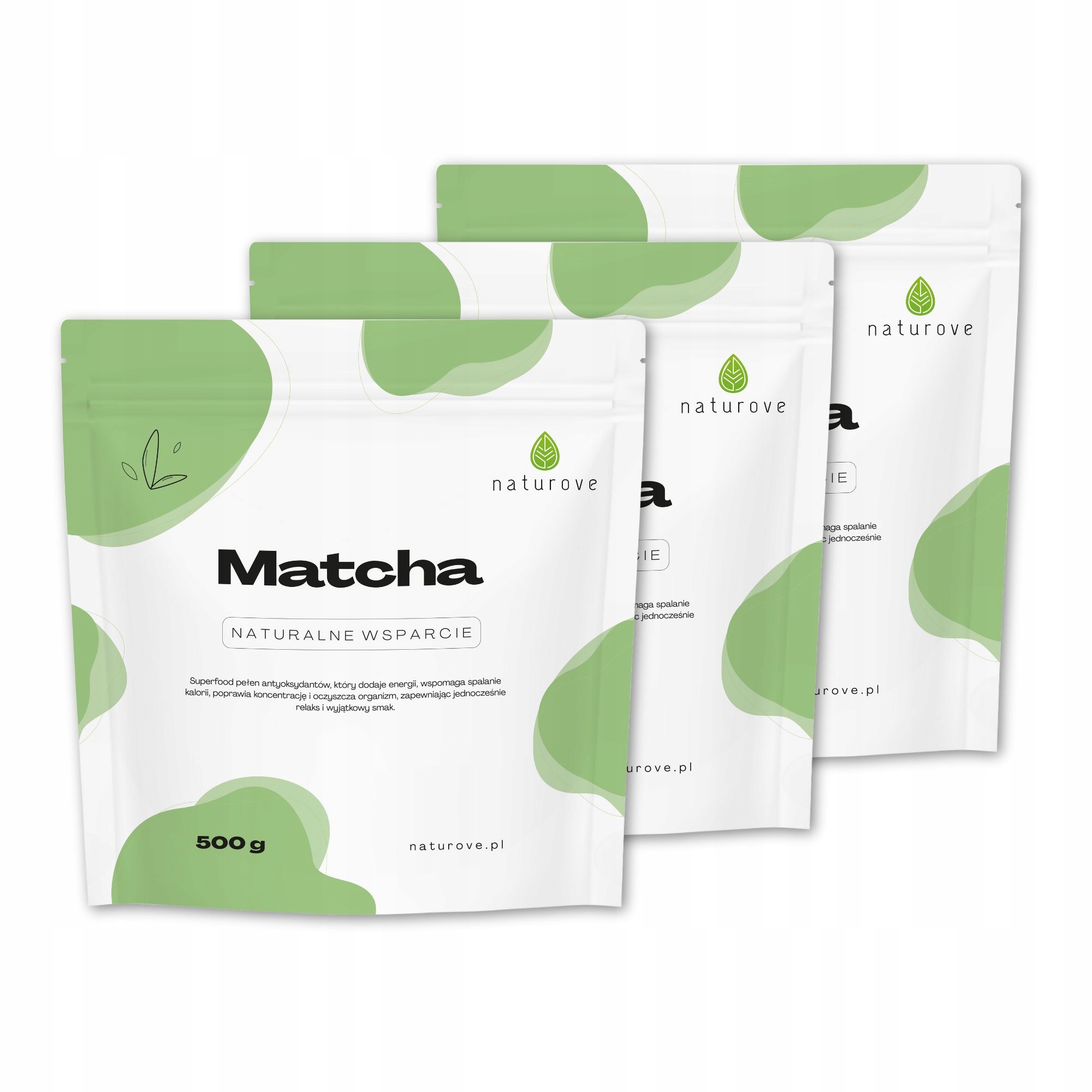 Matcha naturove sada 3x500g prémiový zelený čaj