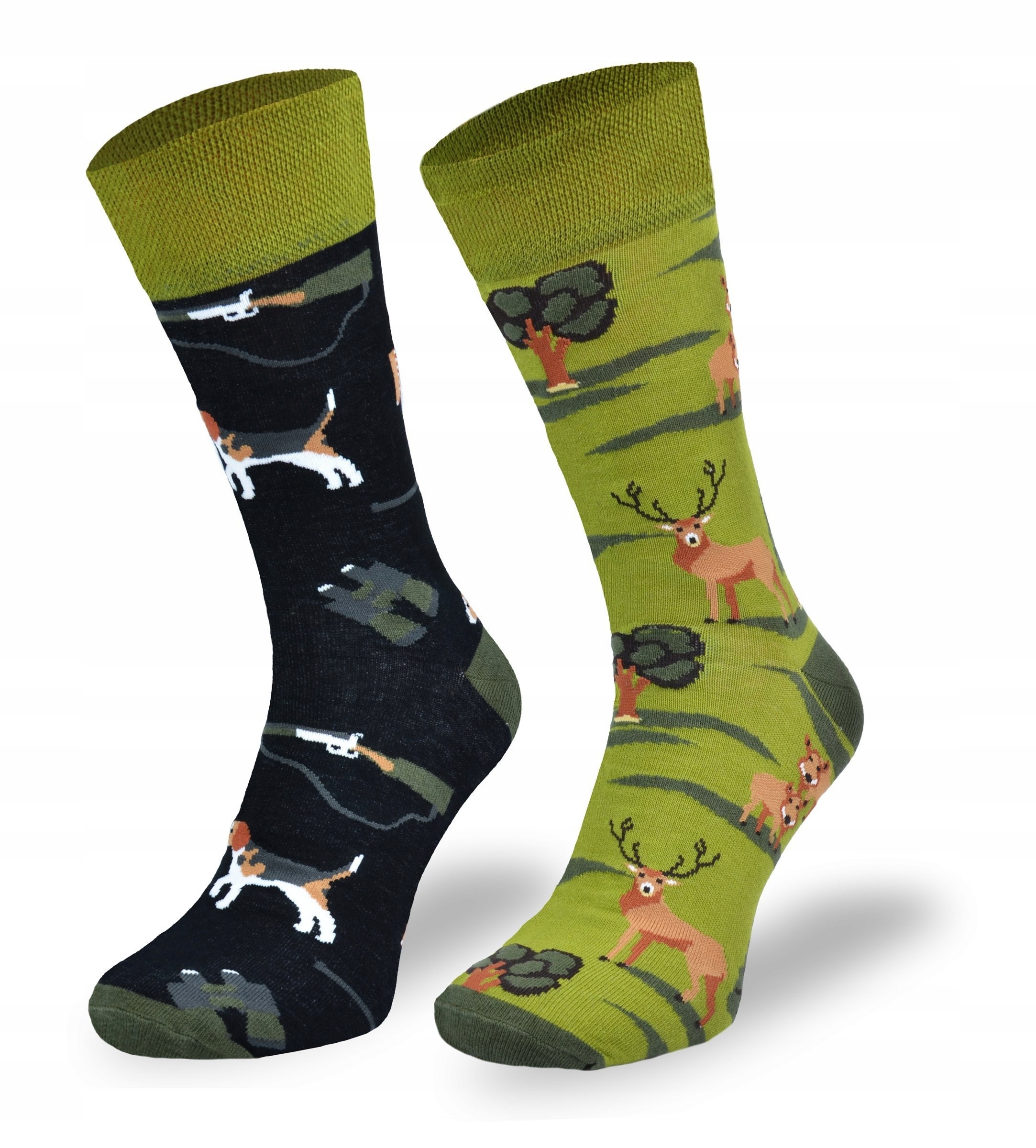 

Skarpetki dla myśliwego kolorowe dziki nie do pary