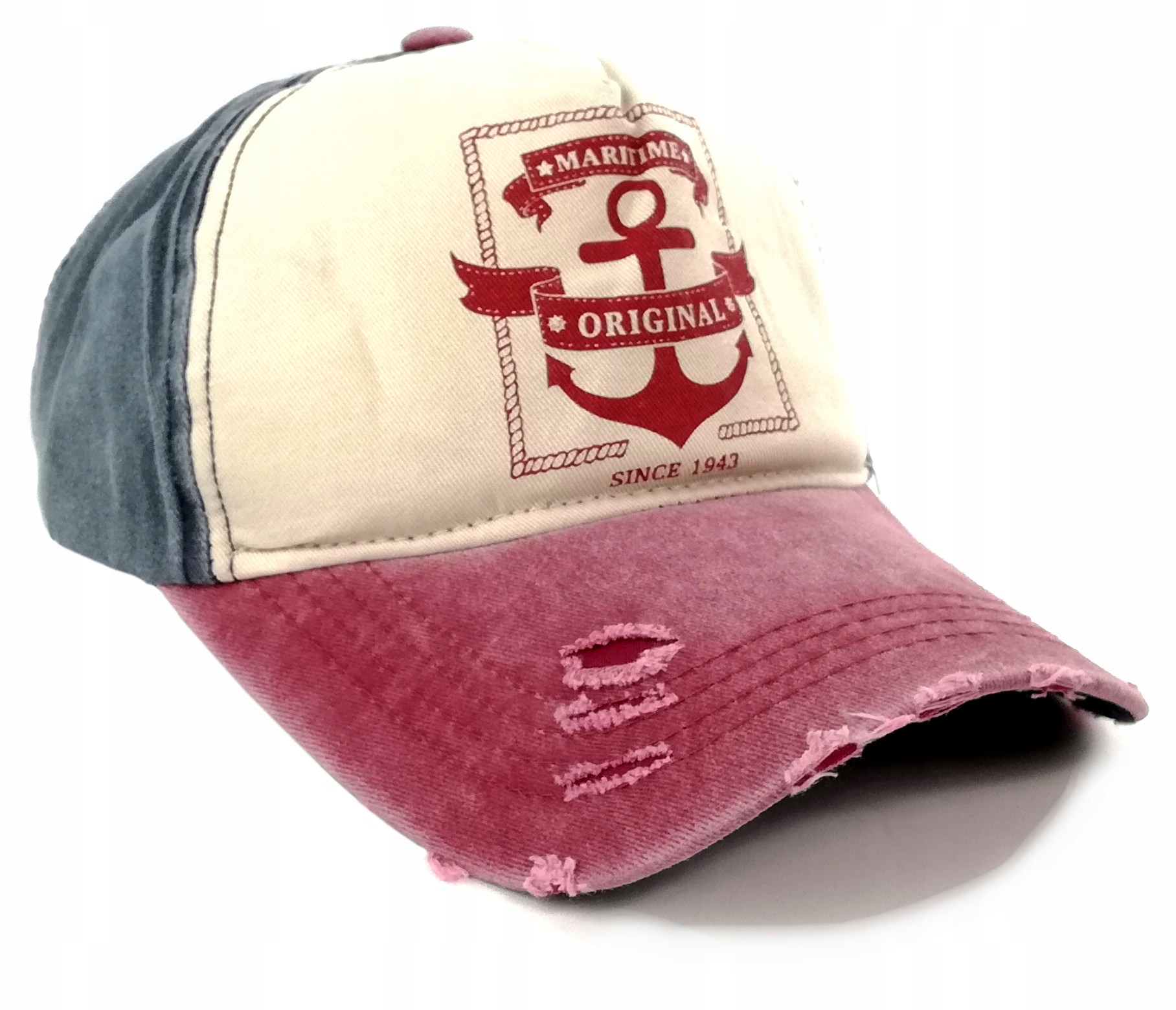 

Czapka Z Daszkiem Bejsbolówka Retro Vintage Jeans