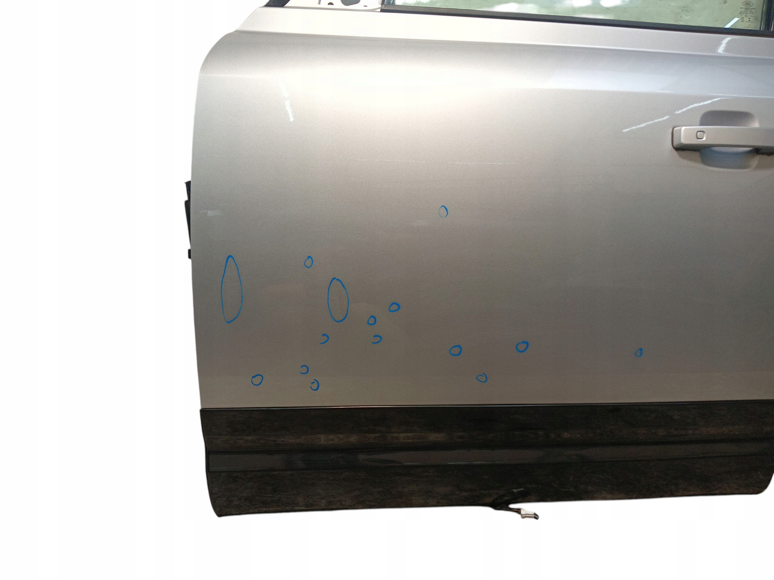 door left front front LAND ROVER DEFENDER II L663 LAK: INDUS SILVER