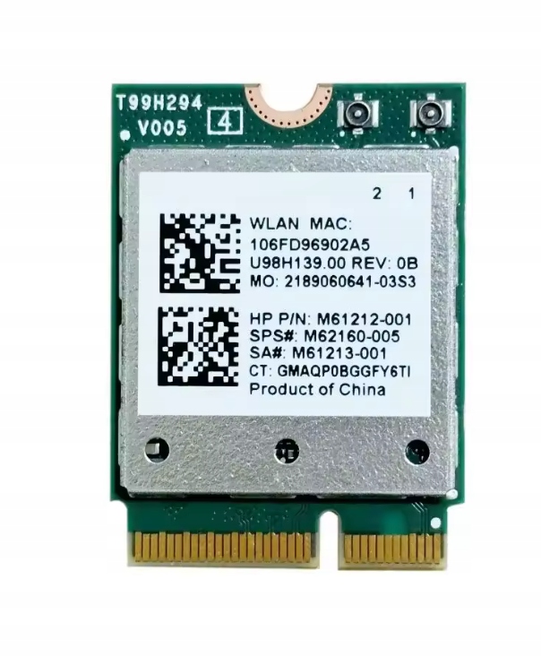 Karta sieciowa Qualcomm QCNFA765 WiFi 6E Tri band 2.4/5/6Ghz Bluetooth 5.2