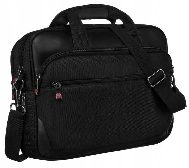 Elegantní prostorná pánská taška na notebook kožená A4 Peterson