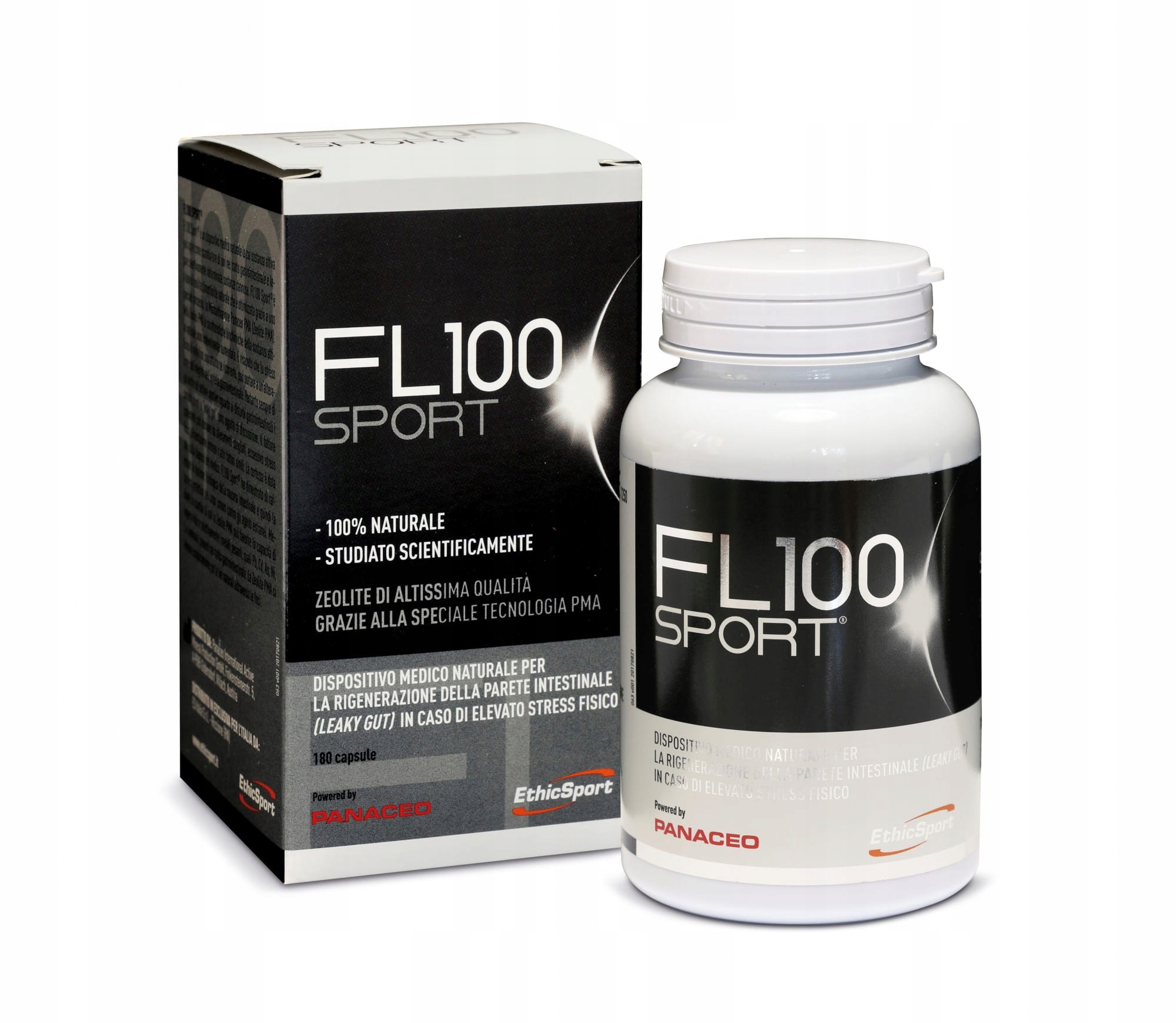 Zeolit Aktywny Ethicsport FL100 Spor Maca Wapń Usuwanie Toksyn Detox