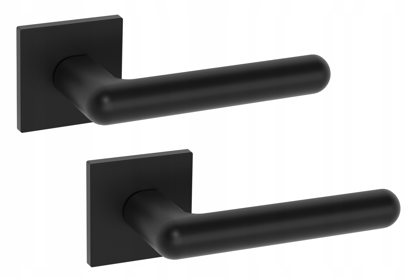 Nomet Klika Nox slim černá matná P61 čtvercová znalcová