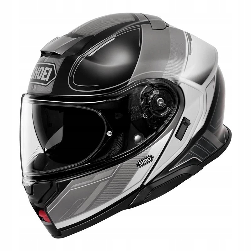 Motocyklová prilba Shoei Neotec 3 Sharpen TC-5 čierna šedá biela Darčeky