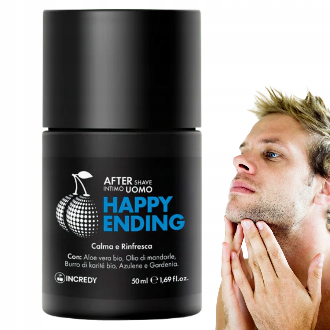 Balzám po holení s účinkem zklidňuje a hydratuje Incredy Happy Ending 50 ml