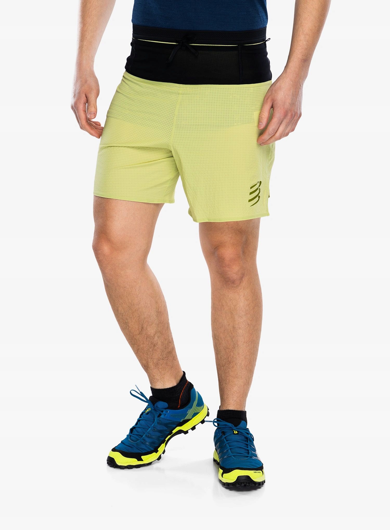 Kraťasy na běhání Compressport Trail Racing Overshort nile L