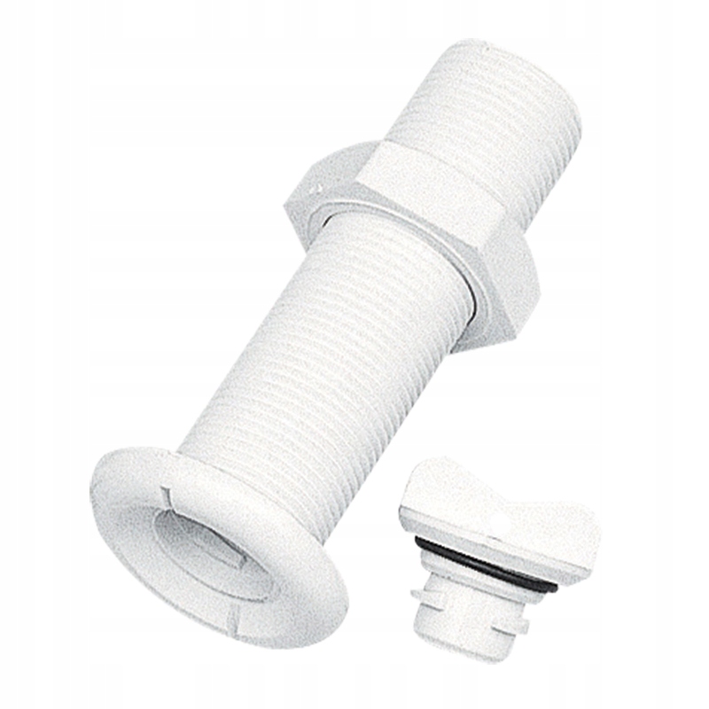 Odpływ pokładowe przejście burtowe z korkiem spustowym 107 mm fi 43 mm