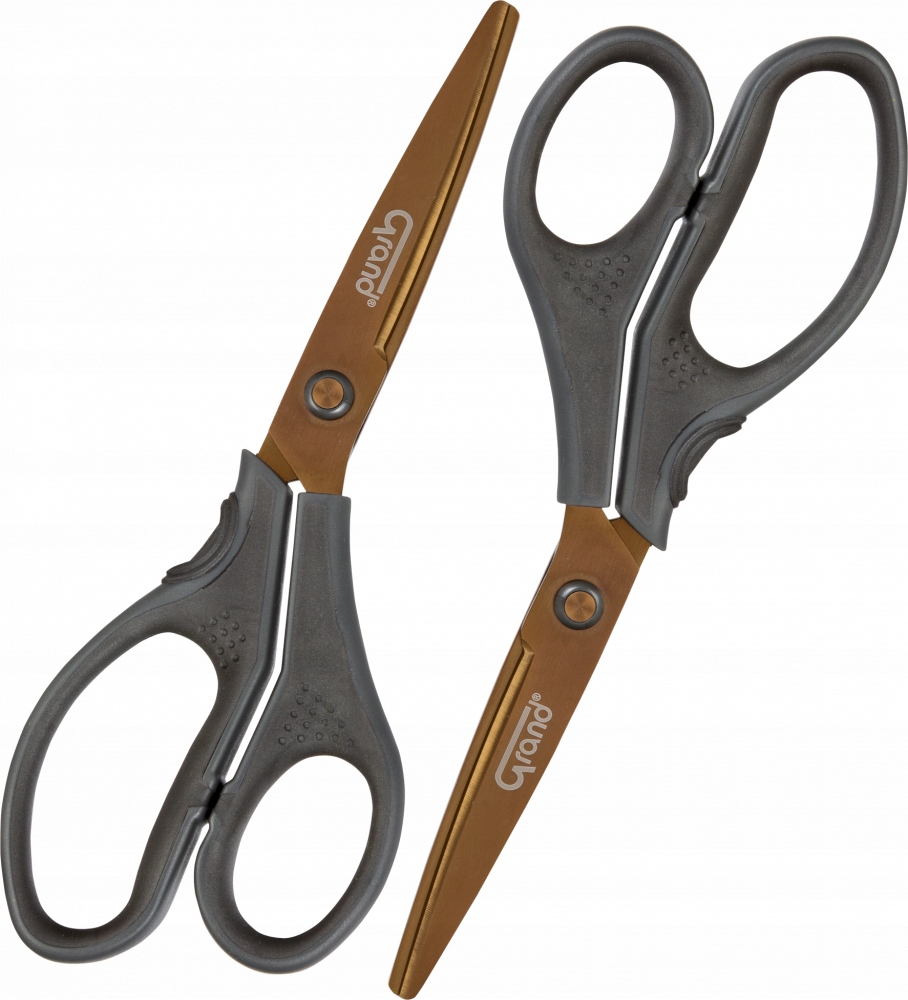 Nożyczki tytanowe Grand 21cm szary x 2