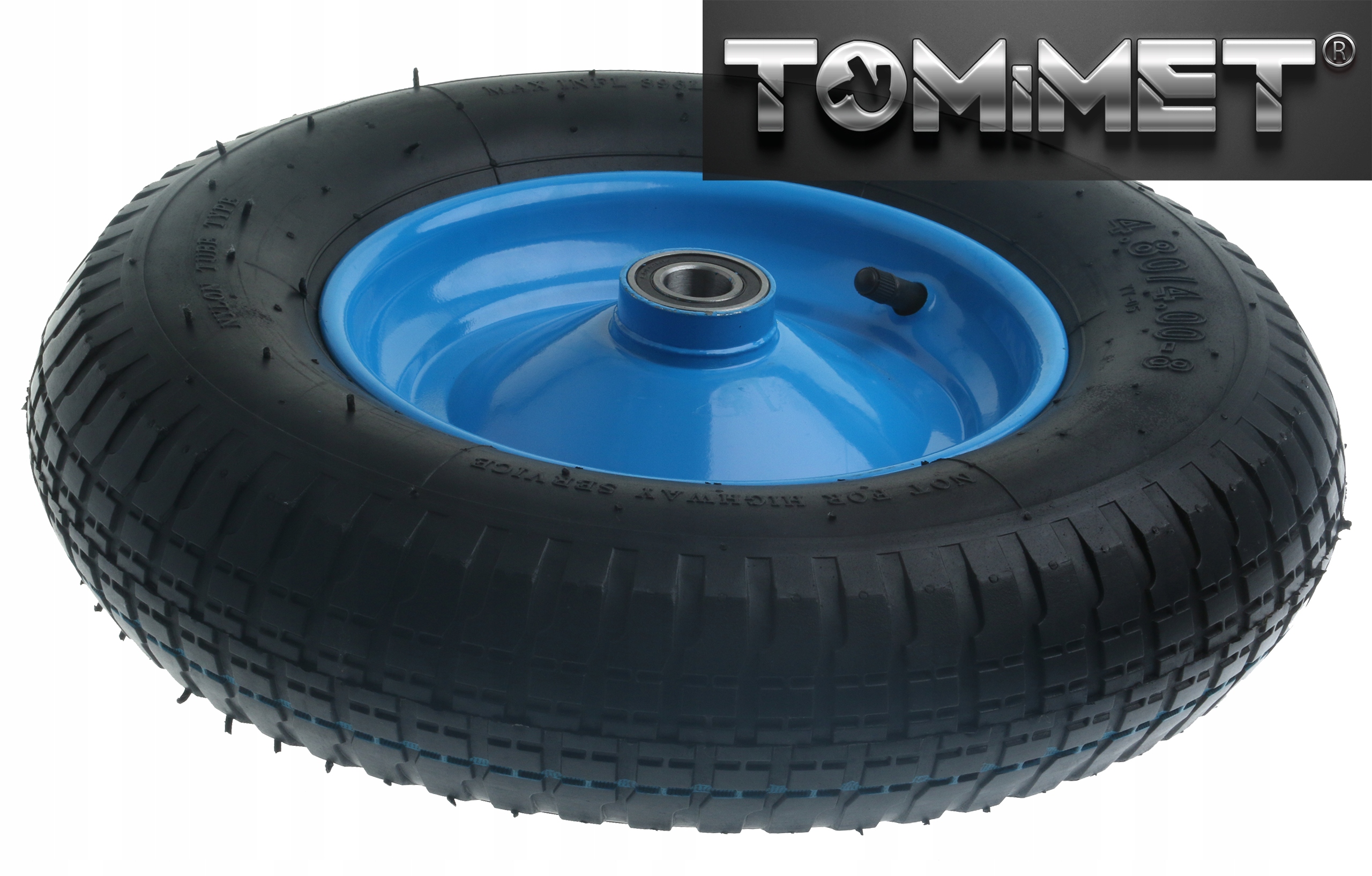 KOŁO KÓŁKO DO TACZKI TACZEK 4.80/4.00-8 MOCNE 6PR 4.00-8 OŚ 20 MM Typ koło