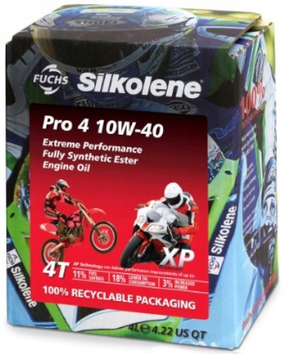 

Olej do motocykla Silkolene Pro 4 10w40 Xp 4L