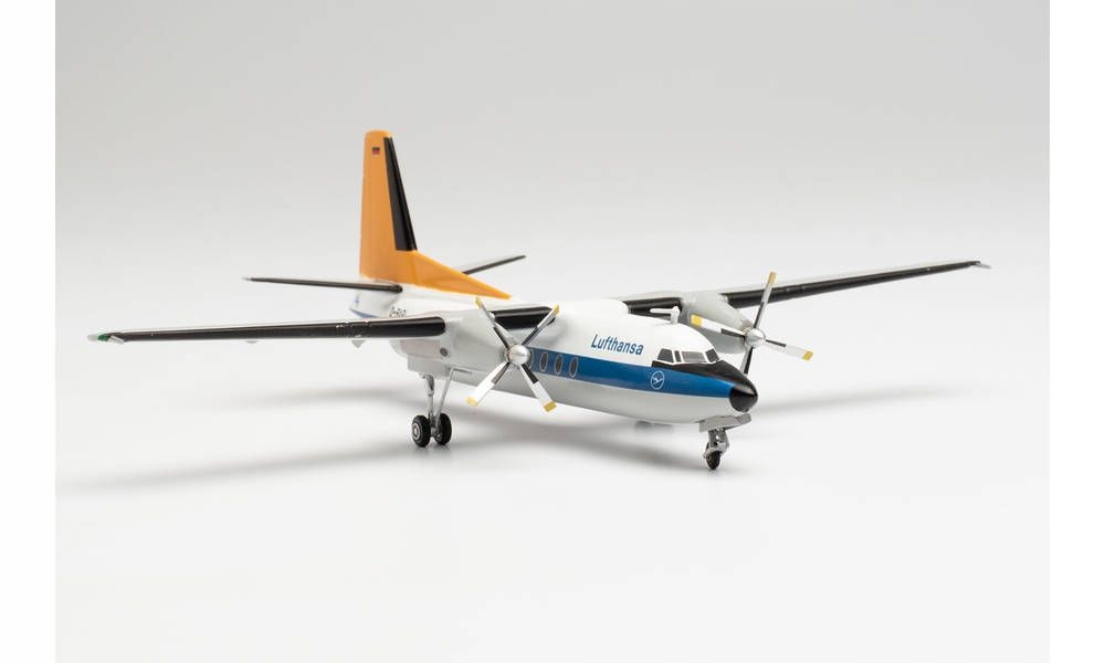 Model letadla Fokker F27 Lufthansa 1:200 Unikát!
