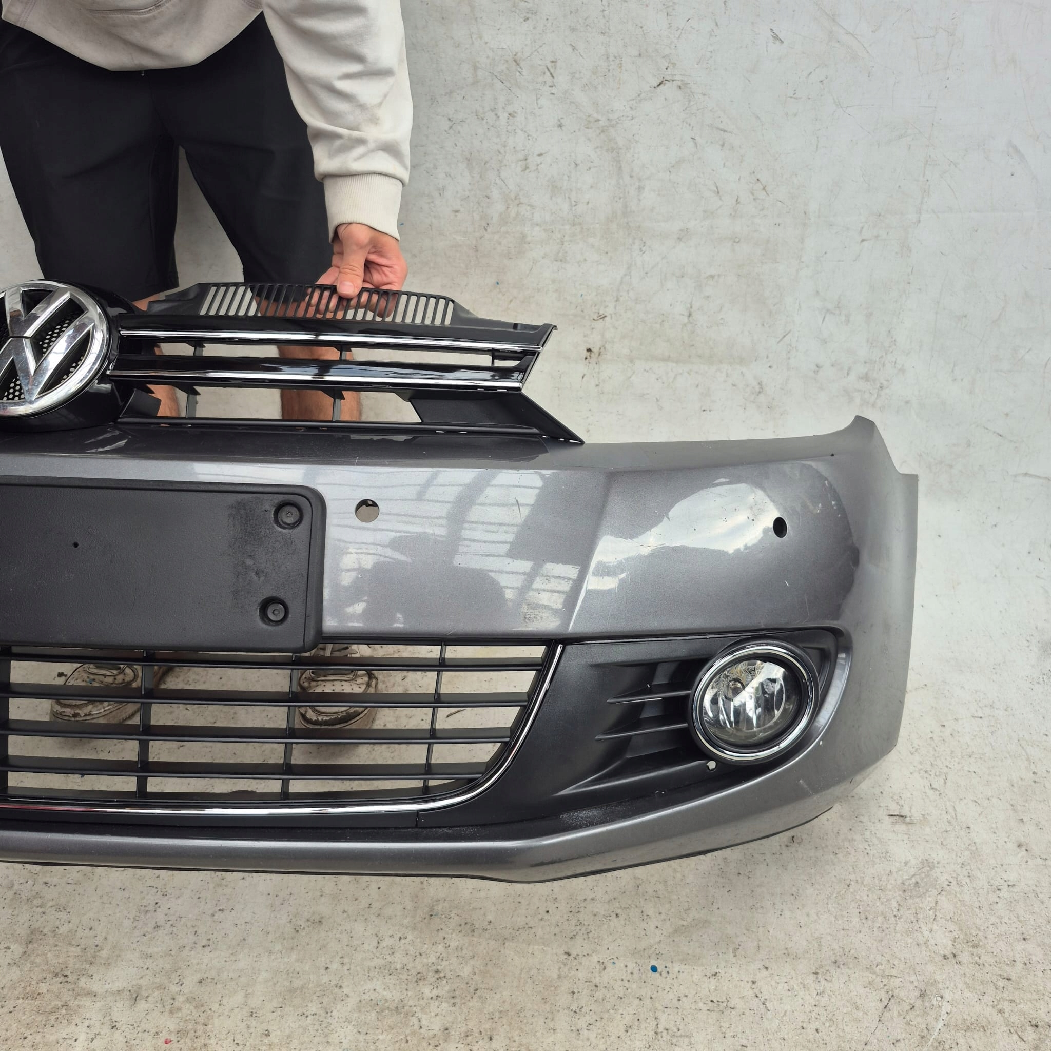 VW GOLF VI 6 KOMBI 09-13 bumper front front 4XPDC 1K9807221