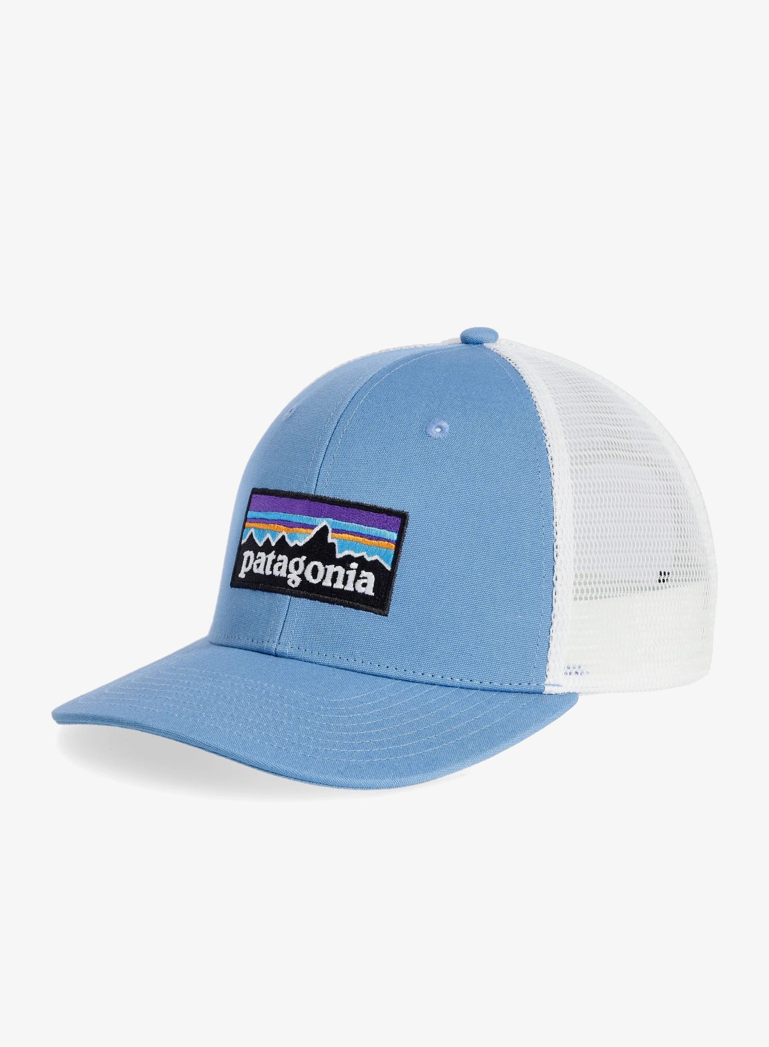 Čepice Patagonia P-6 Logo Trucker Hat světle modrá