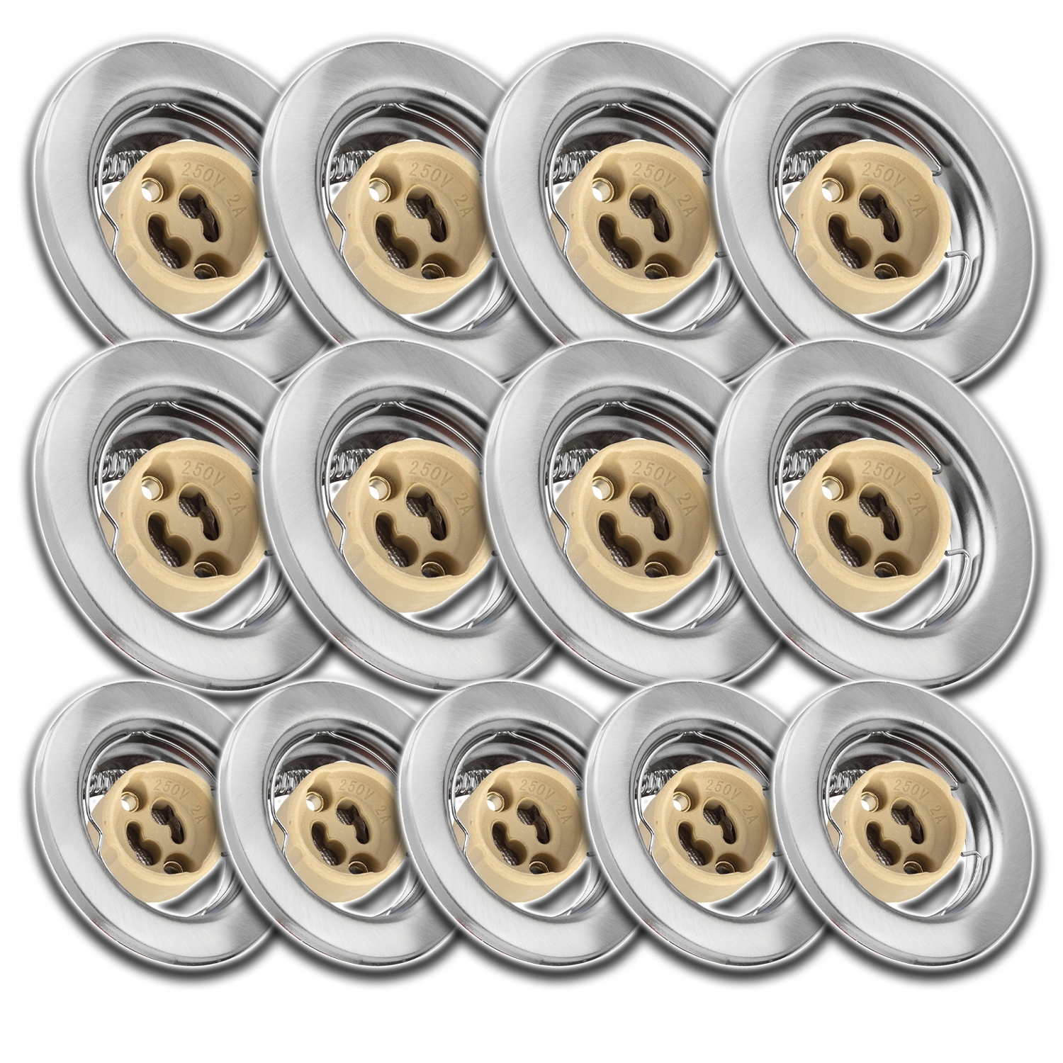 13x Kulaté Stropní Svítidlo Pod Omítku Zásuvka Konektor Žárovky GU10