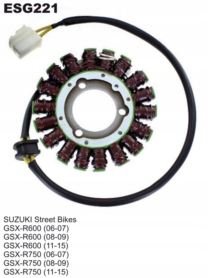 Electrosport Vinutie Alternátora (stator) Suzuki Gsxr 600 '06-'16, Gsxr 7