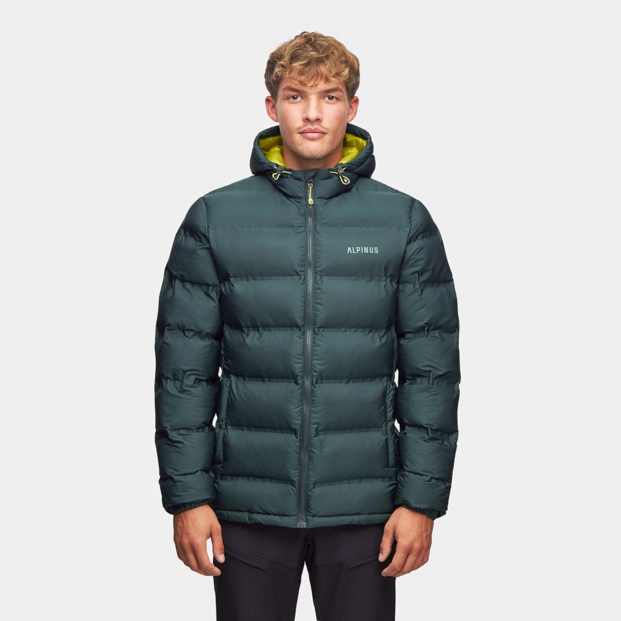 Pánská zimní bunda Alpinus Active Felskinn II olivová HO18796