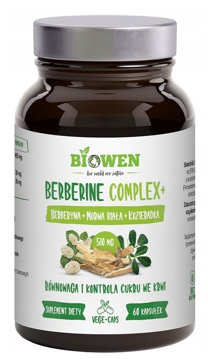Berberine Complex+ Berberyna 60 kapsułek Biowen
