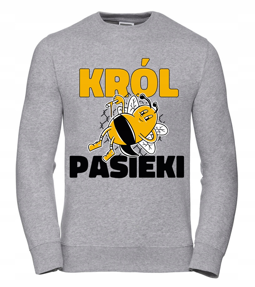 Pánská Mikina Král Pruhy 2XL Šedá Pro něj Chlapa Manžela Chlapa