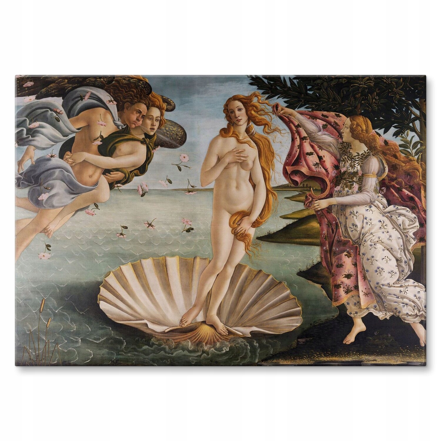 Kovový plakát Venus Botticelli Dárek 22 x 31 cm