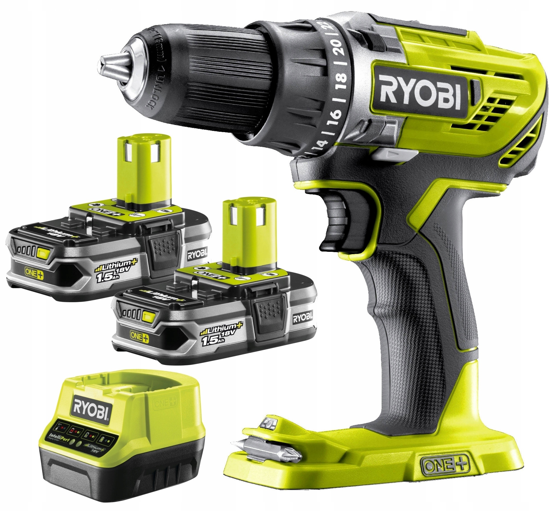

Ryobi Wiertarka Wkrętarka 18V 50Nm 2x1,5Ah R18DD3