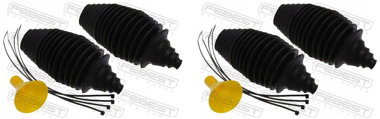2× Febest FERKB-001 Zestaw osłon, układ kierowniczy