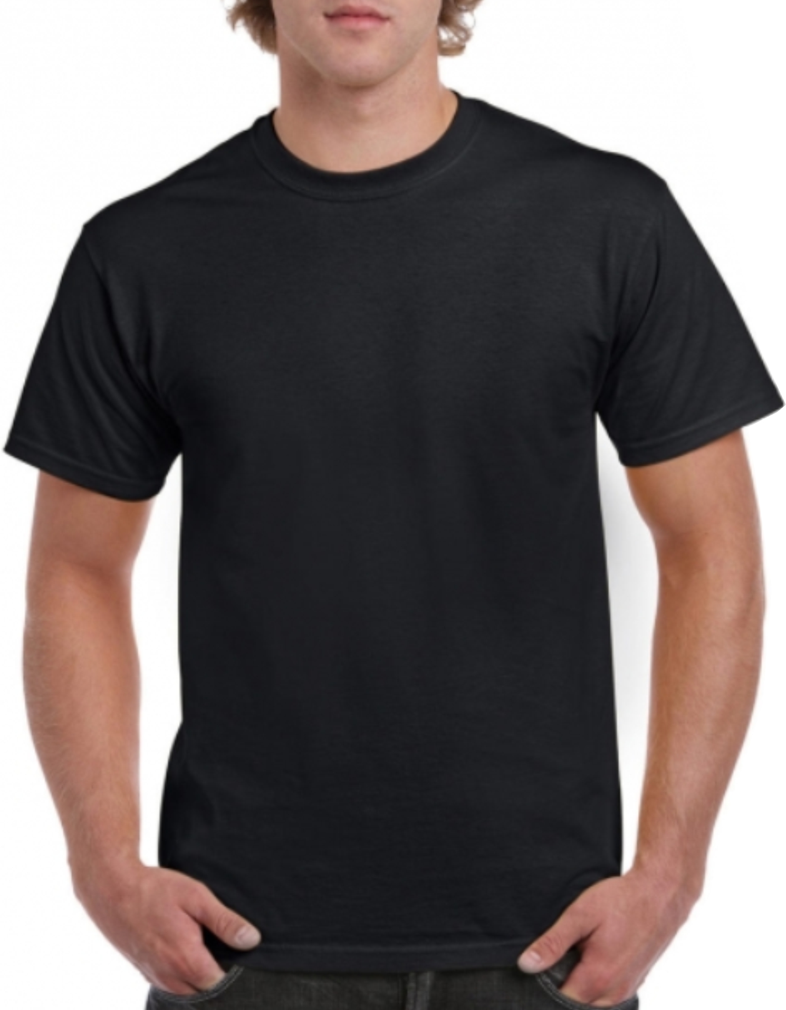 

T-shirt Koszulka Męska Czarna Bez Nadruku XL