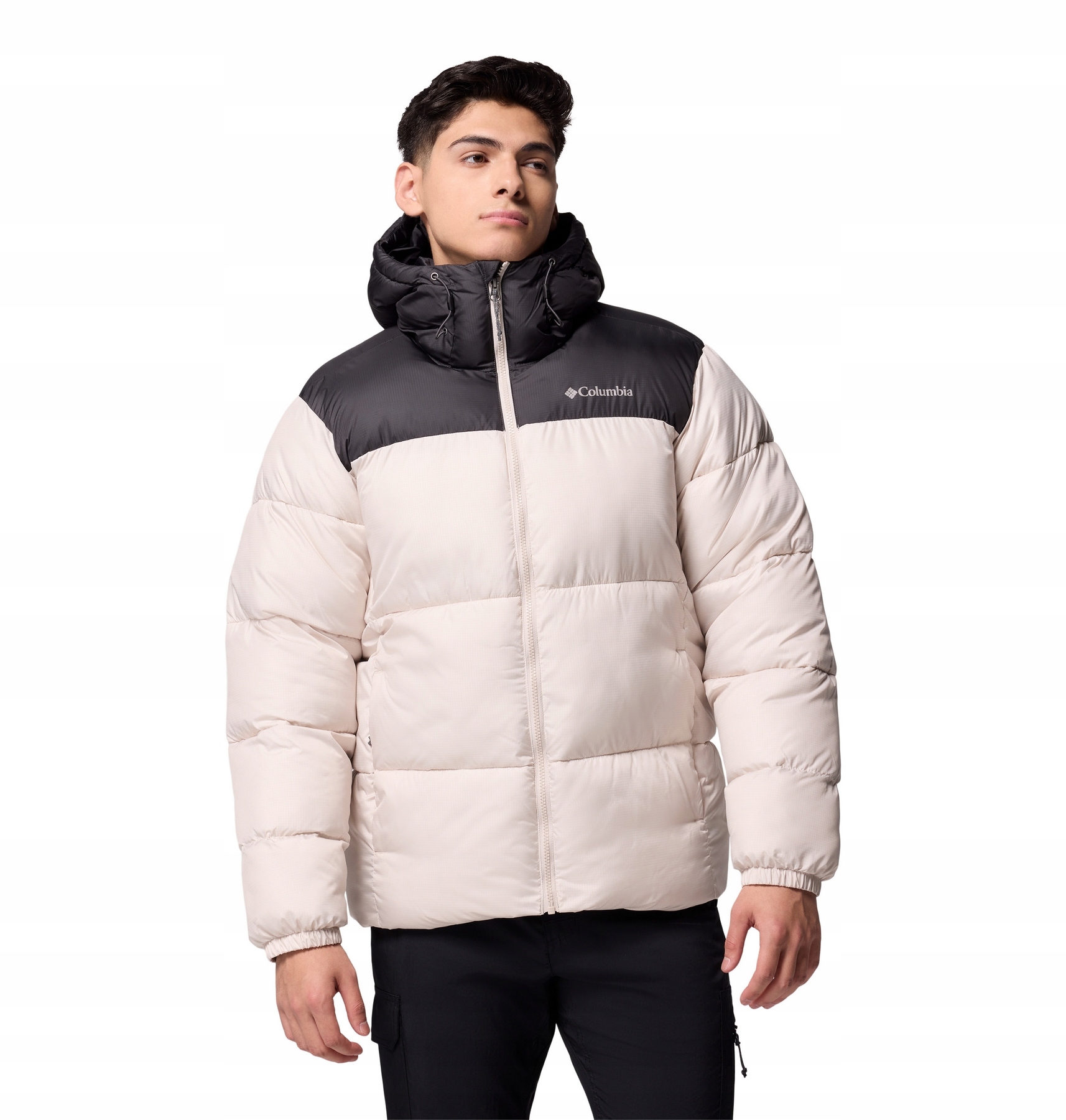 Pánská péřová bunda Columbia Puffect II béžová 2086851279 XXL