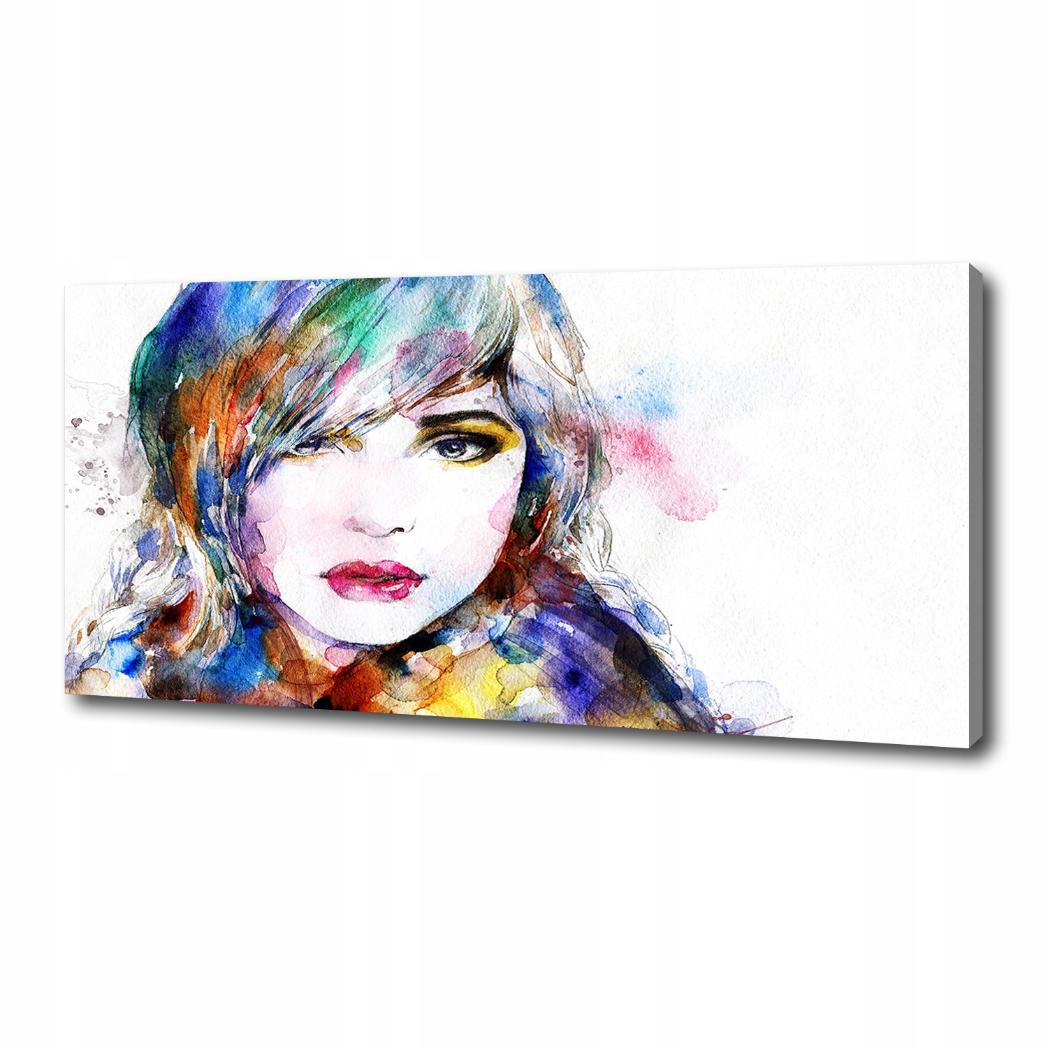 

Foto obraz na płótnie Twarz kobiety 125x50 cm