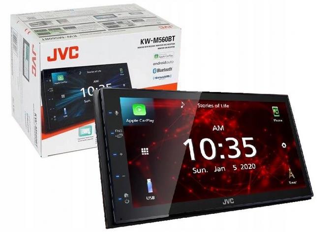 JVC KW-M560BT 2din, dab, Bluetooth, зеркальное отображение