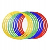 Plastikowe obręcze 45cm AGR-195S12 12szt.