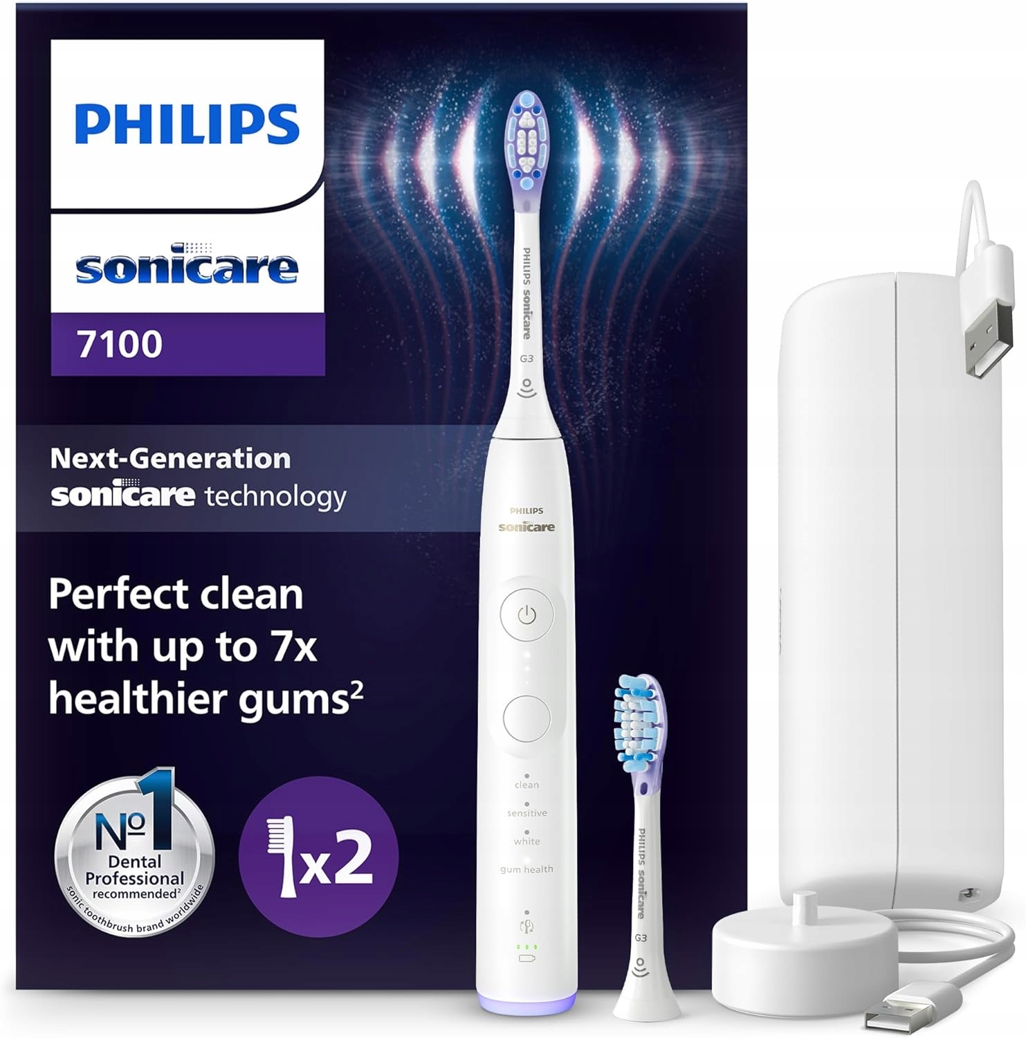PHILIPS Sonicare 7100 Szczoteczka Soniczna z Aplikacją — miniatura 9