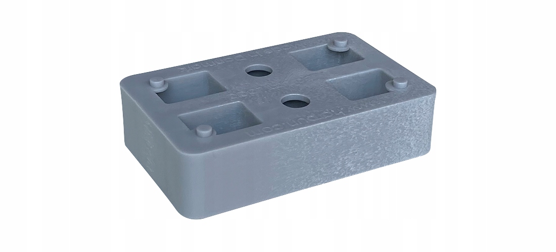 Distanční podložky 80x50 gr. 20 mm plastové distanční podložky do 2 tun 100 ks