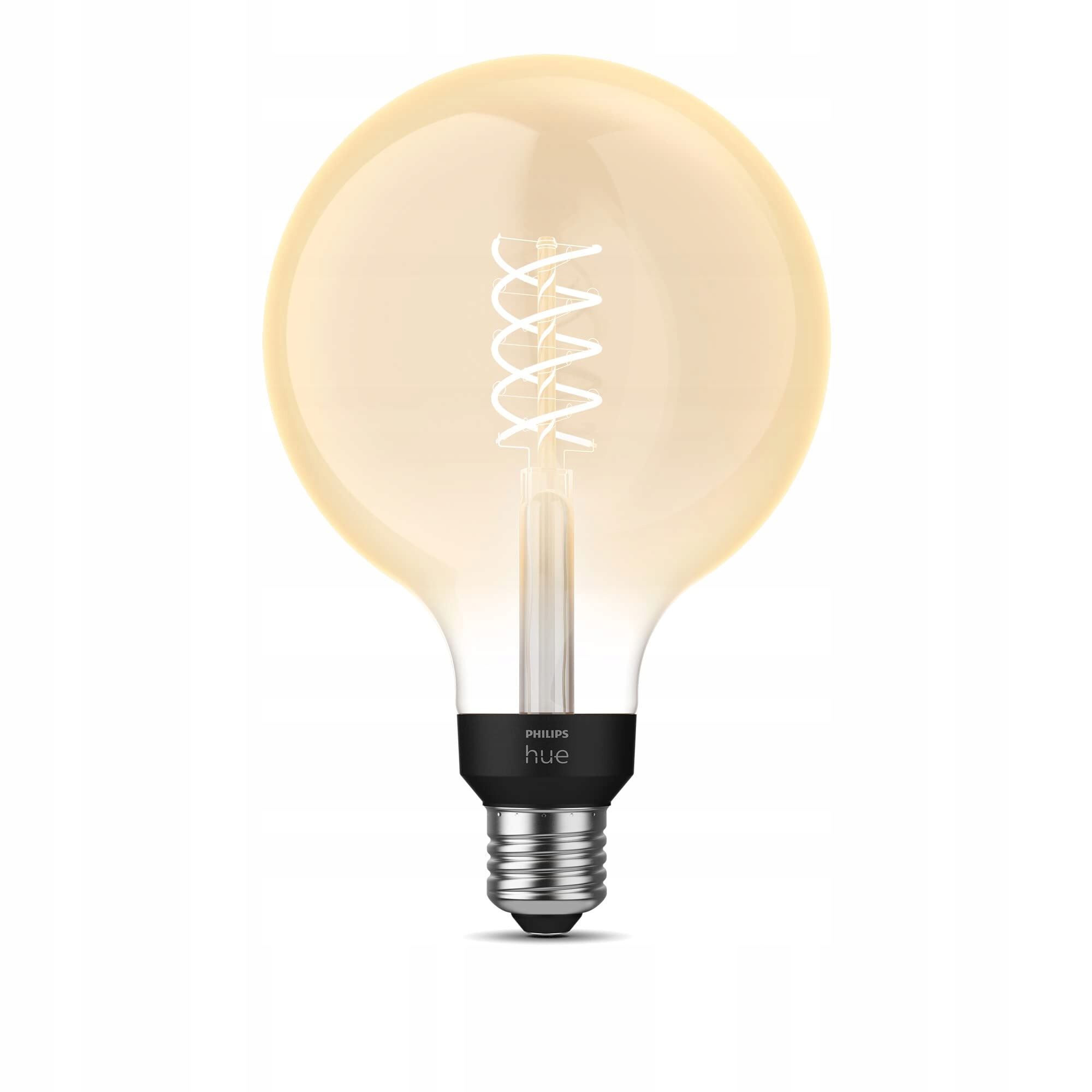PHILIPS Hue White E27 Filament G125 550lm Ciepłe Światło Dimmable App Alexa — miniatura 4