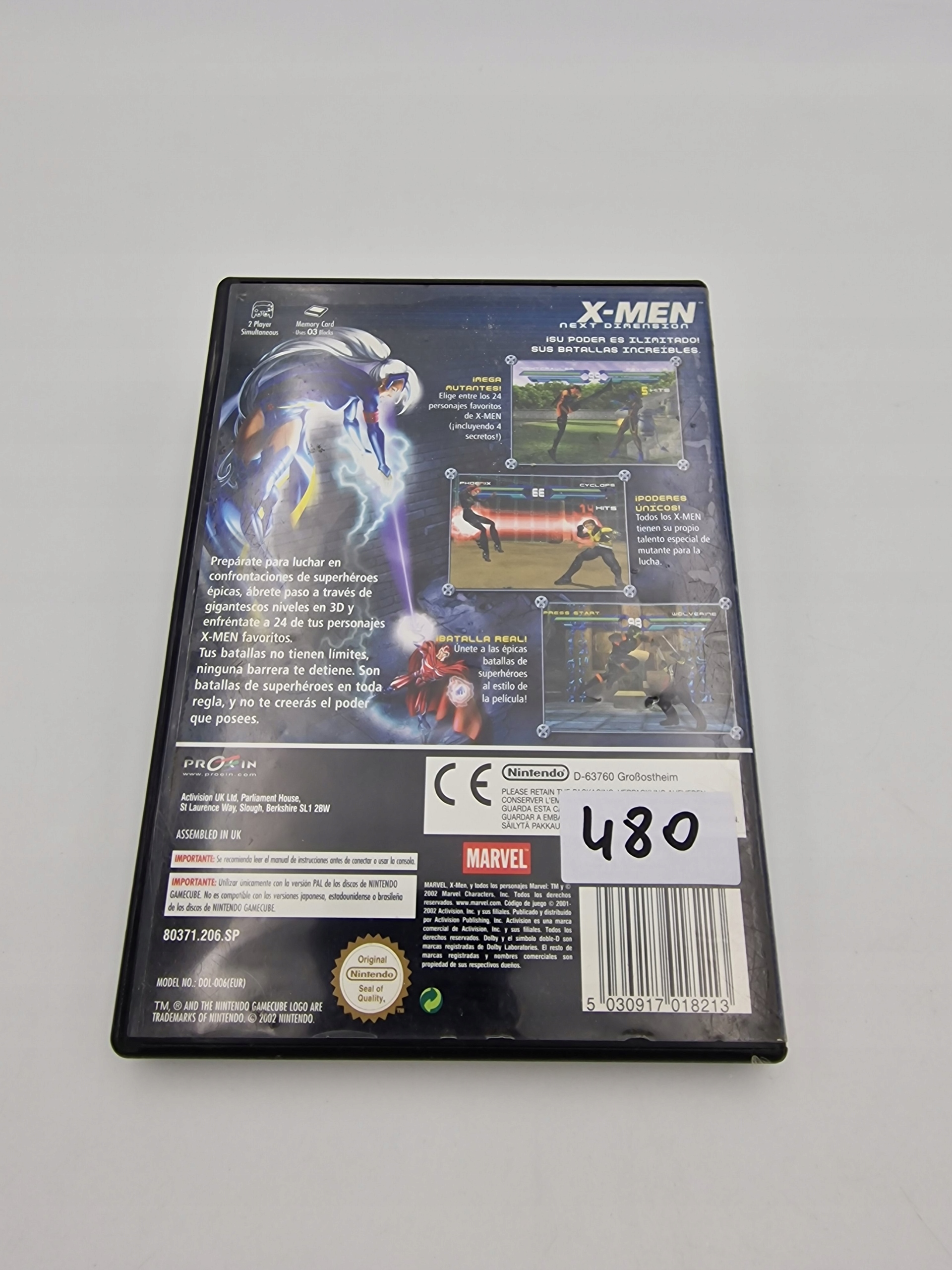 NINTENDO GAMECUBE X-MEN NEXT DIMENSION Platforma Nintendo GameCube