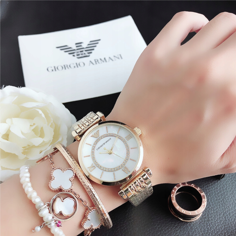 DAMSKI ZEGAREK - ARMANY EMPORIOS ZŁOTY Marka Inna marka