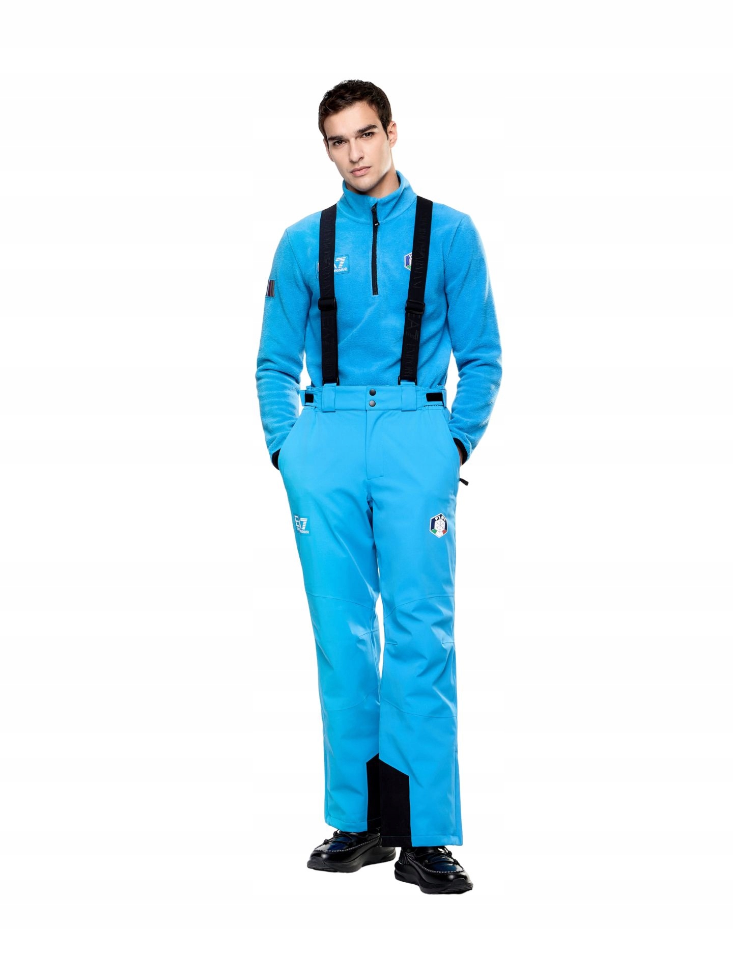 Pánské lyžařské kalhoty EA7 Emporio Armani Fisi Protectum7 Blue XL