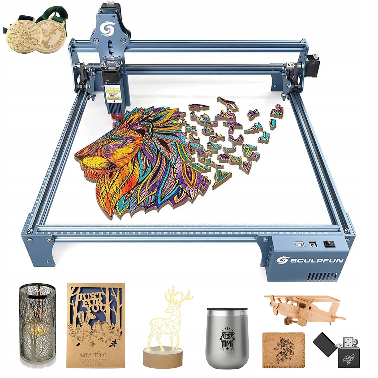 Sculpfun 90W grawer laserowy maszyna tnąca laserem Kod producenta 791293460205