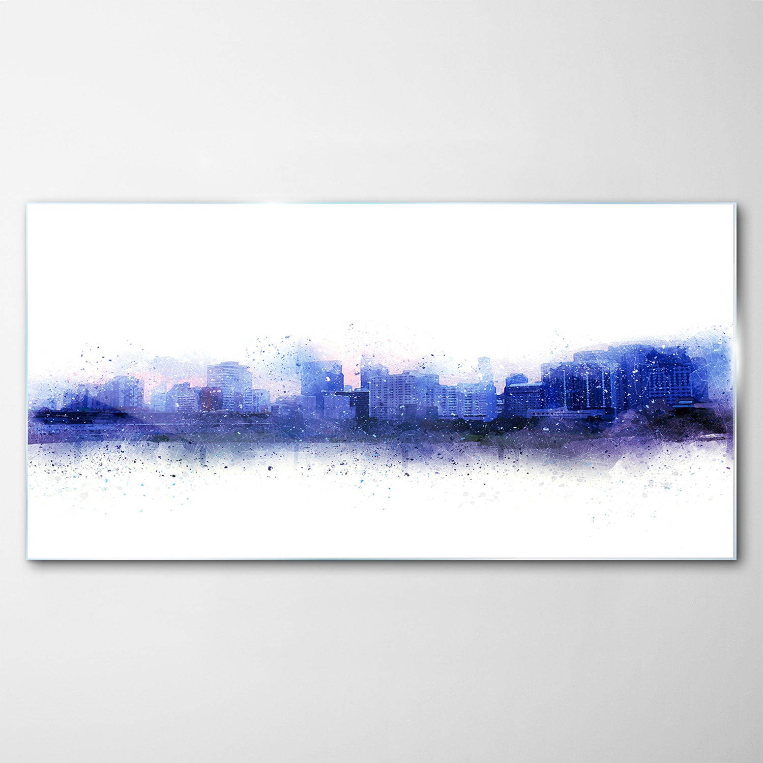 

Hartowany Obraz Szklany Abstrakcja Miasto 140x70