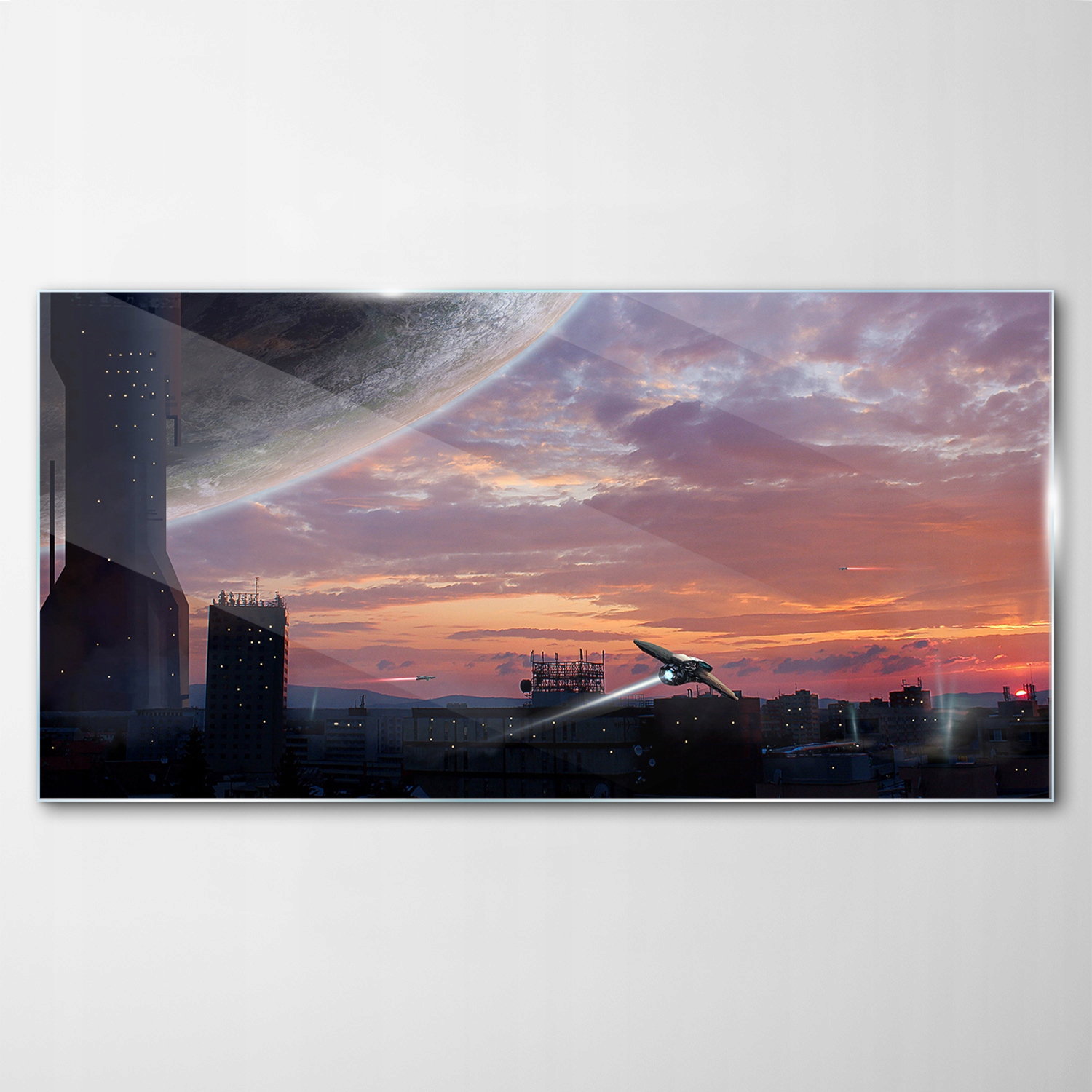 

Hartowany Obraz Szklany Krajobraz Planeta 140x70
