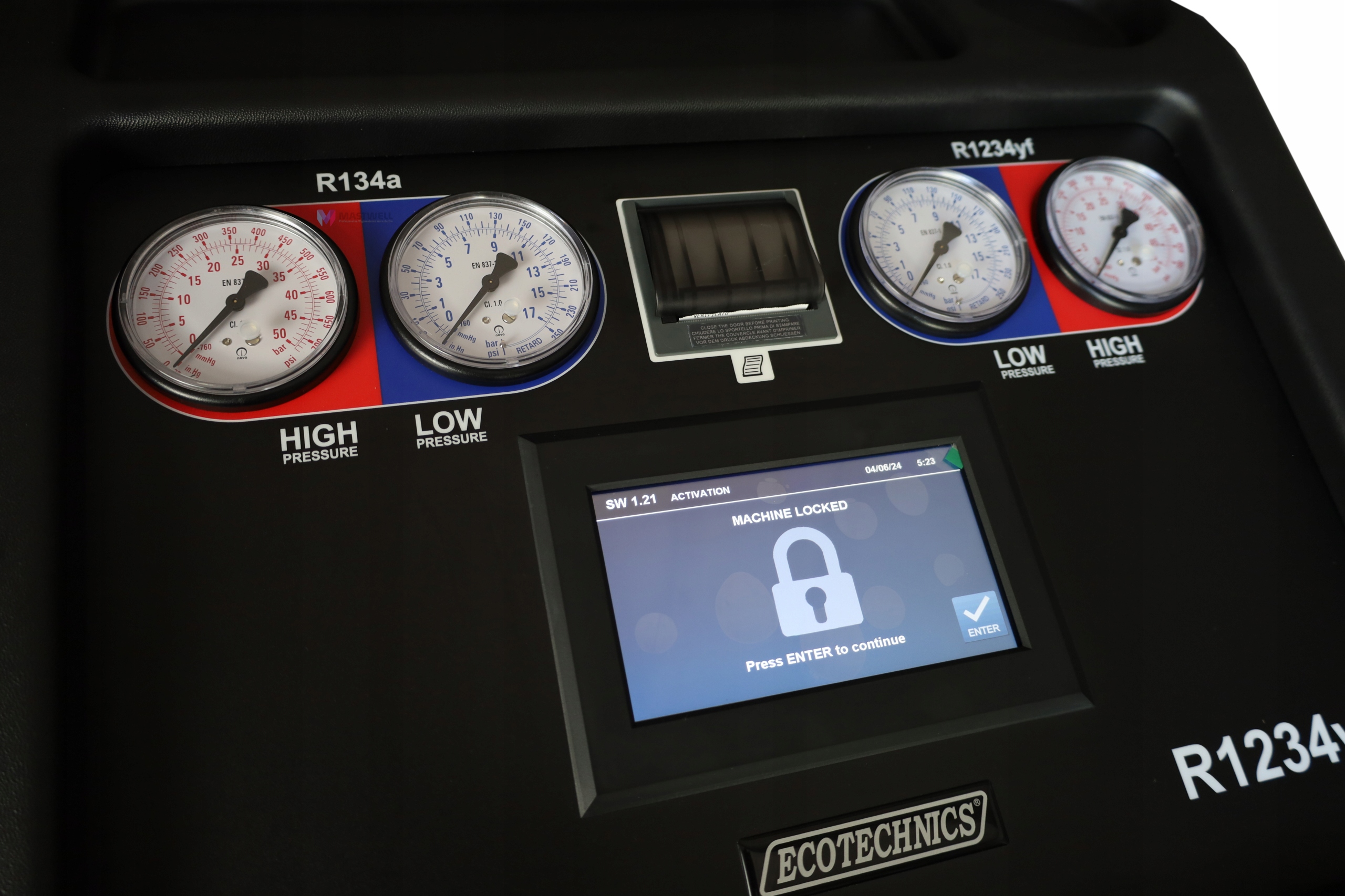 Stacja klimatyzacji automat ECK TWIN 12 PRO SUN BI-GAS R1234YF R134A Marka Ecotechnics