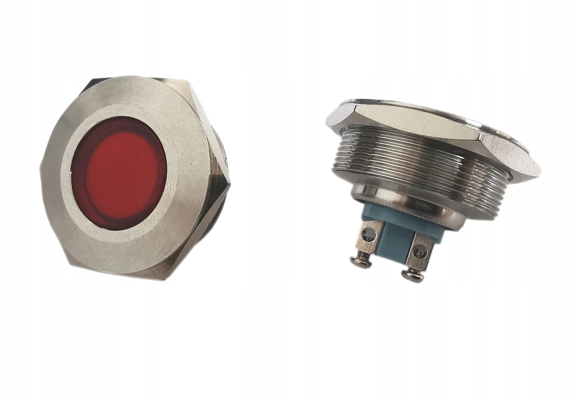 

Kontrolka Led 34mm 12V metalowa czerwona