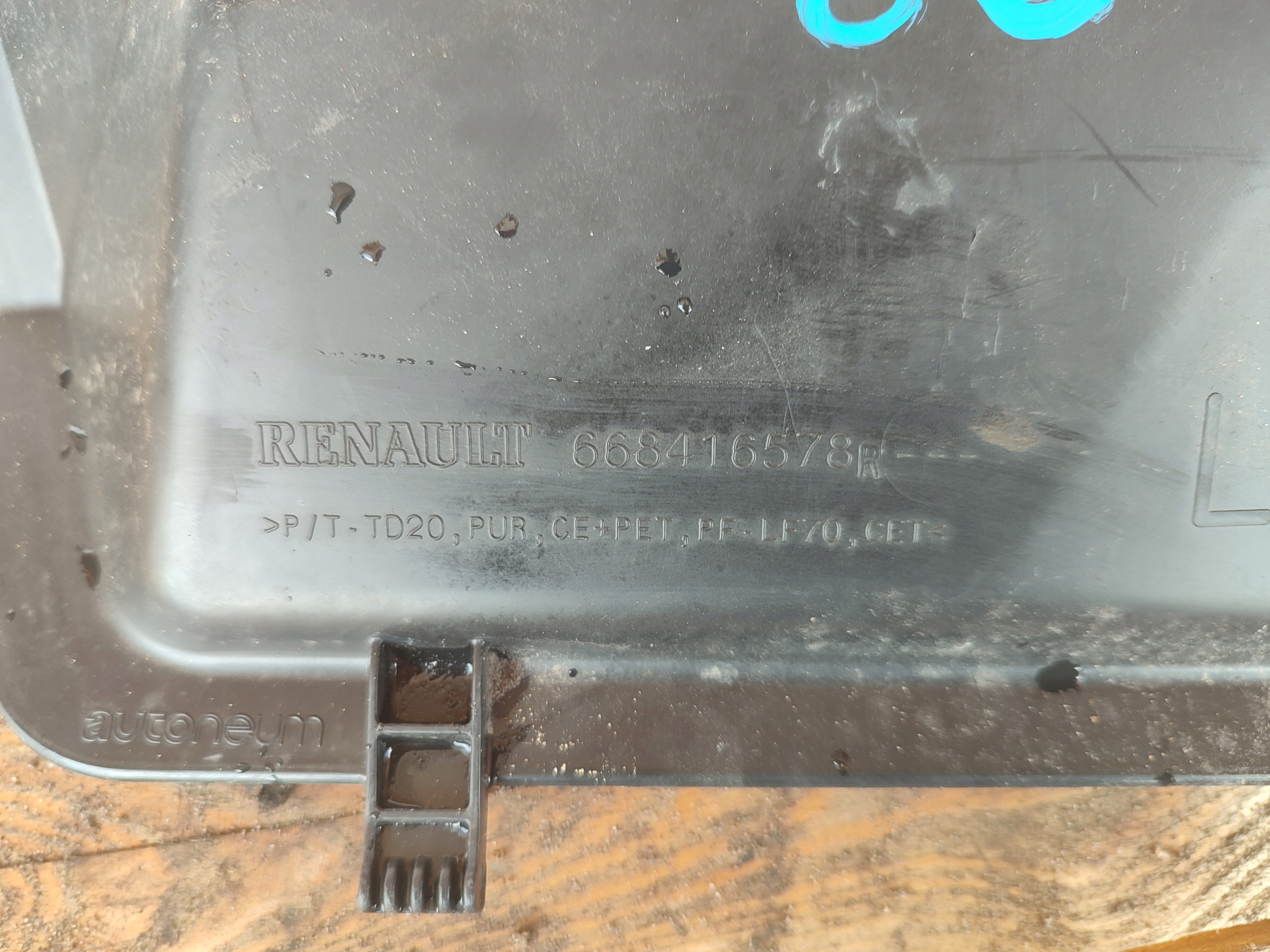 torpedo sump SPUSTOWA RENAULT TRAFIC III left side 668416578R