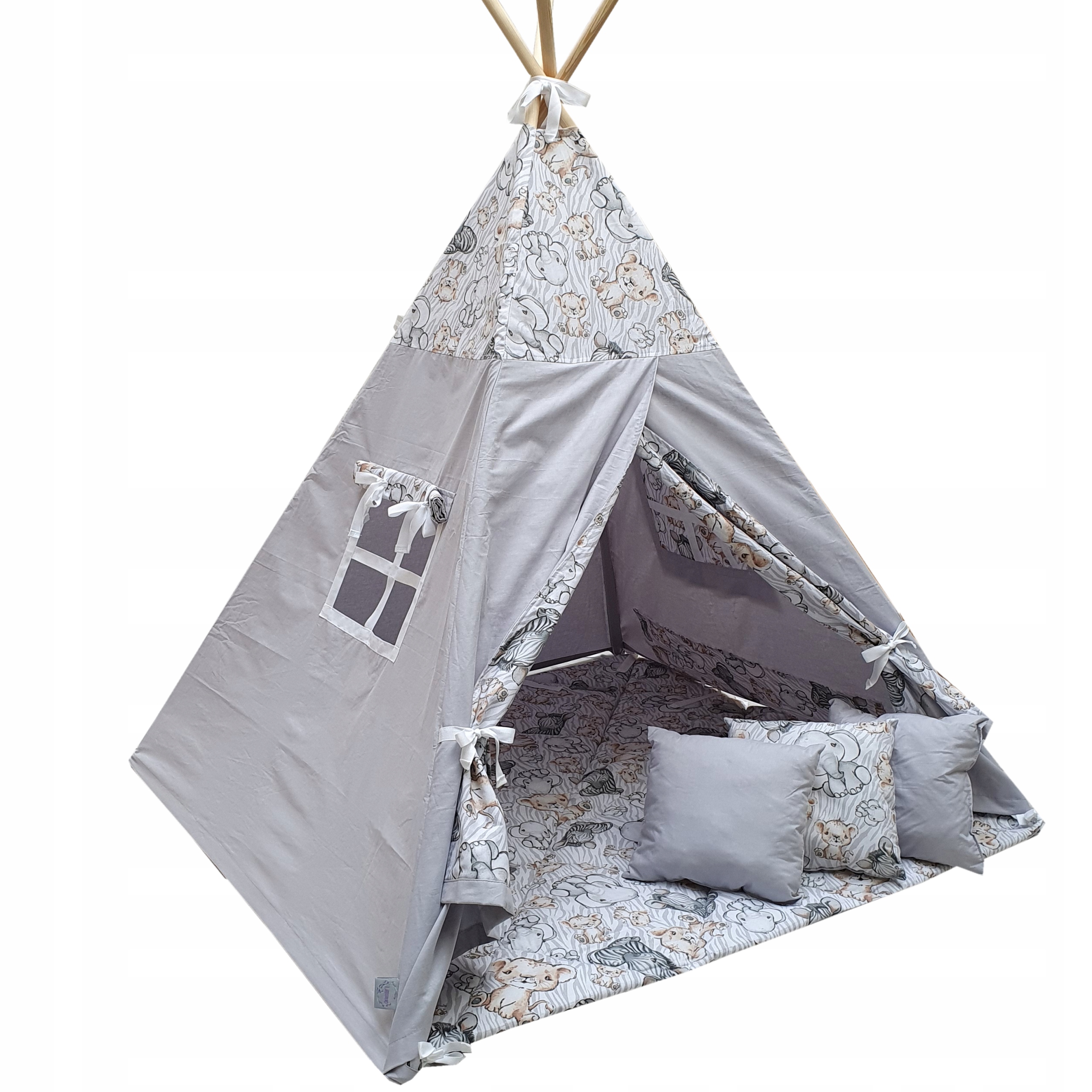 LAVANDO - Namiot Tipi dla dzieci 3 poduszki, mata