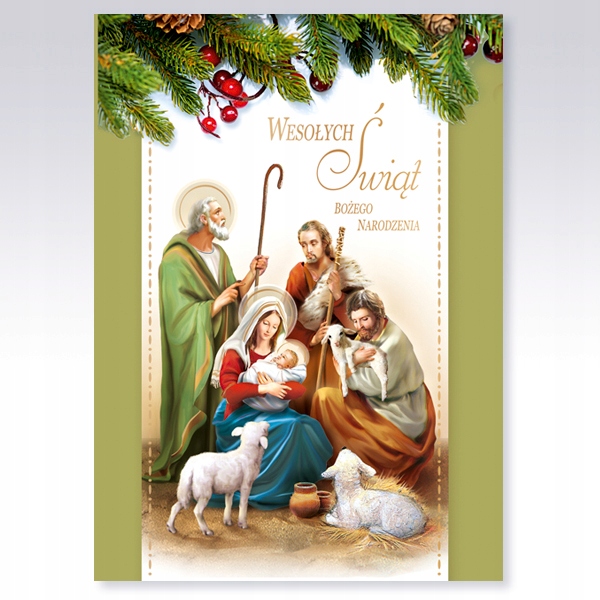 KARNET LAURKA ŚWIĘTA BOŻE NARODZENIE BN + KOPERTA