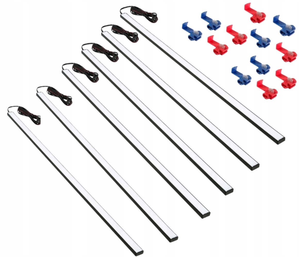 Led Osvětlení Do Kabinového Auta Busa 6x100 cm 12V pro autobusové auto