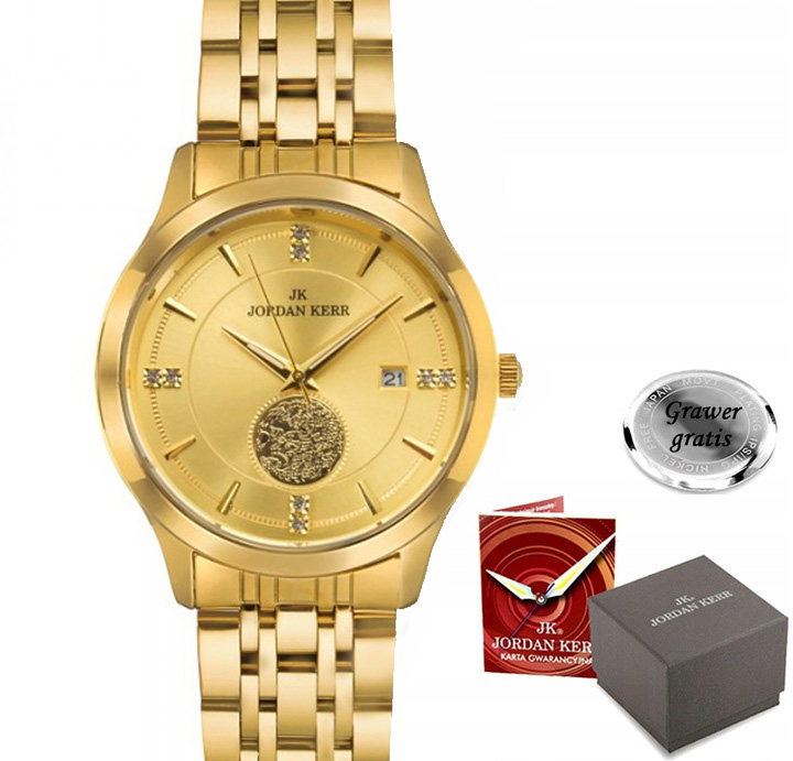 Dámské hodinky Jordan Kerr Elegantní stylový antiALERGENNÍ ciferník Gravírování