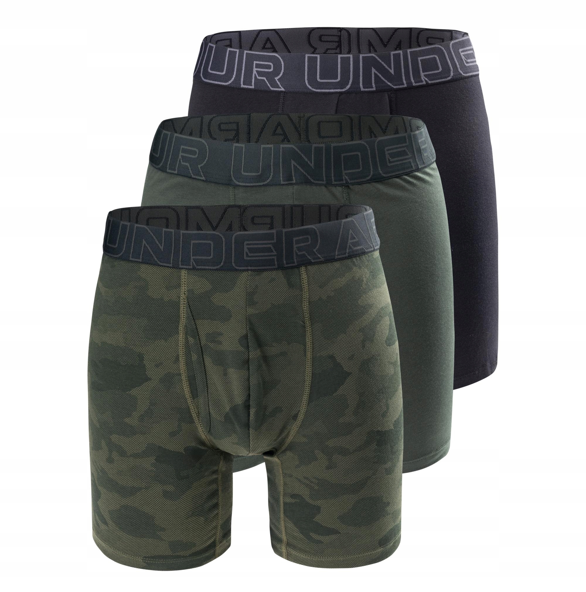 Pánské boxerky Ua Performance Cotton Print 6''
